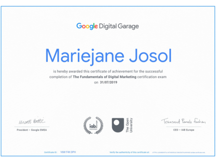 Certificate 3